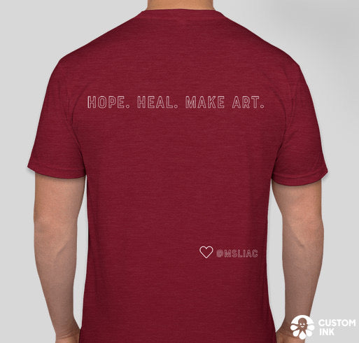 Hope. Heal. Make Art. Domestic Violence Prevention Shirt